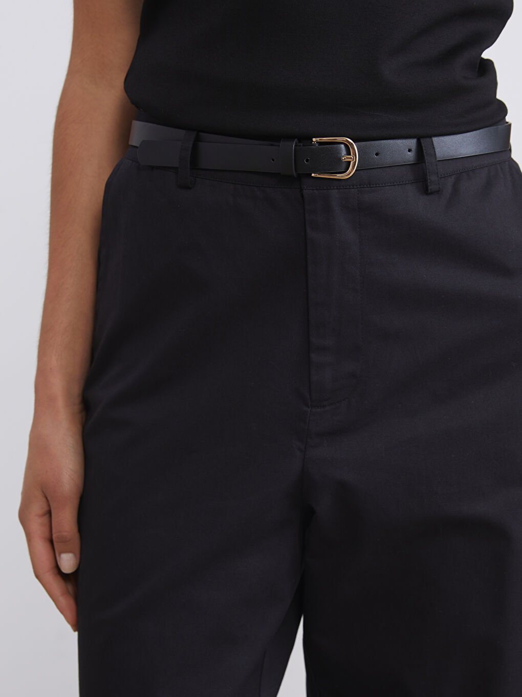 Hosen für Damen mit Gürtel-2