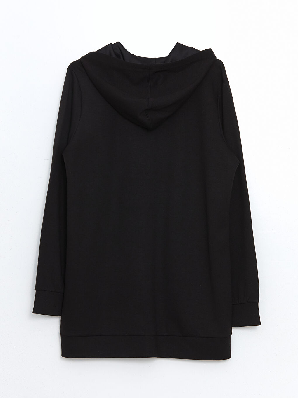 LCWAIKIKI Classic Hooded Oversize Women's Zipper Sweatshirt -W59380Z8-CVL