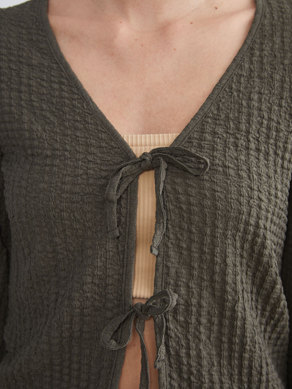 Woman KHAKI Blouse-3