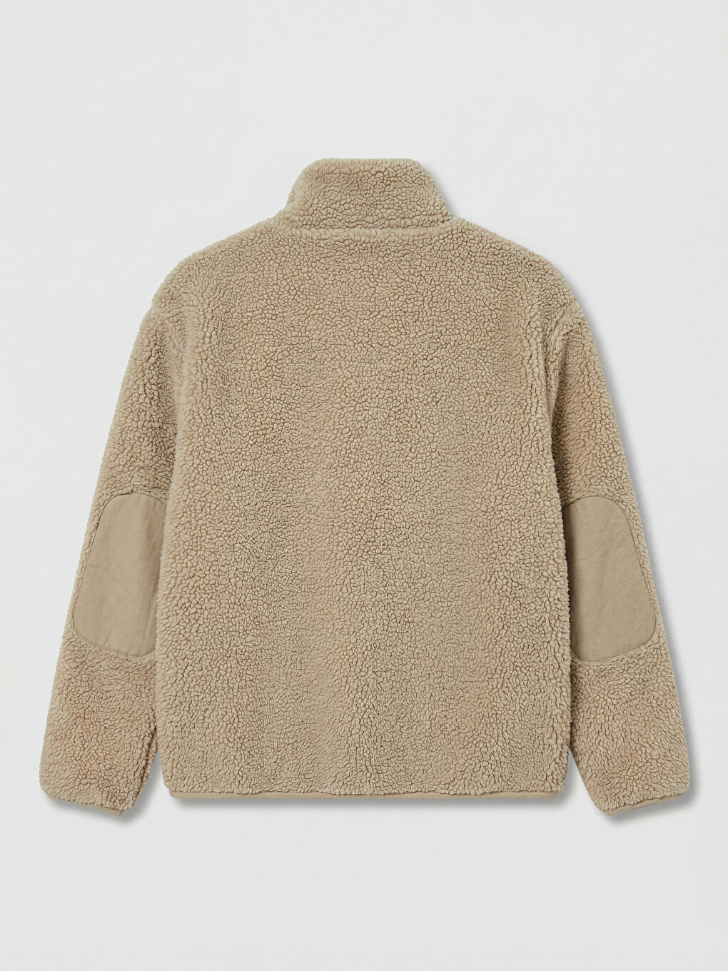 Regular Fit plišani muški kaput sa visokom kragnom-6