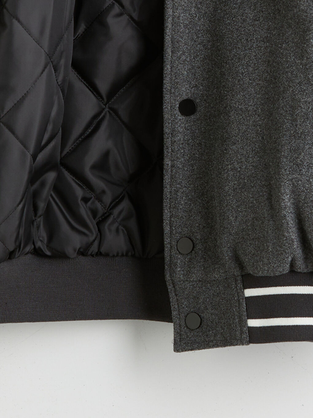 Relaxed Fit Collared Neck Men's Coat-7