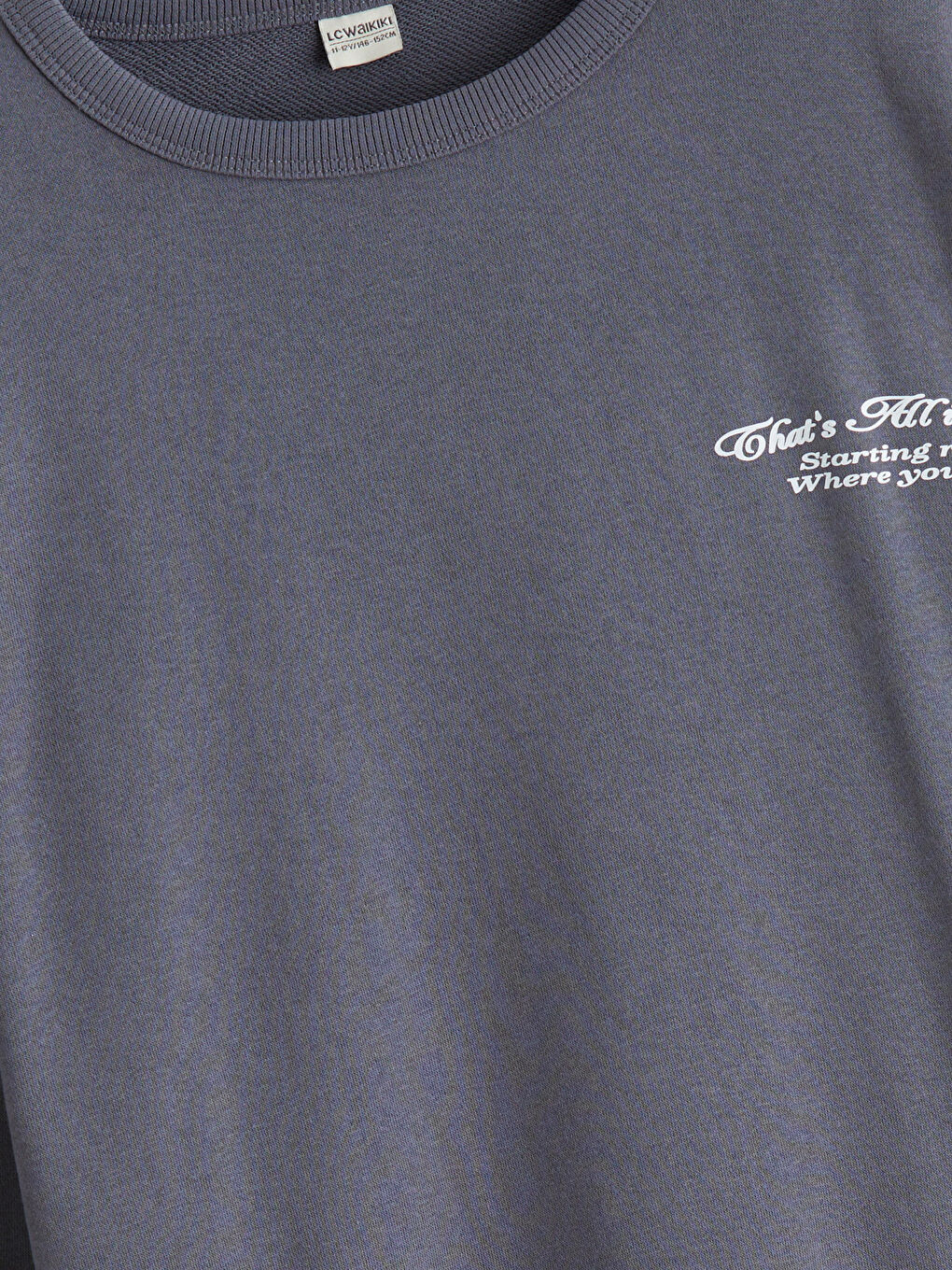 Crew Neck Boys' Sweatshirt-1