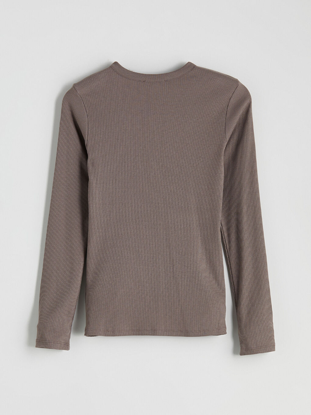 Kahverengi Bisiklet Yaka Kadın Body-7