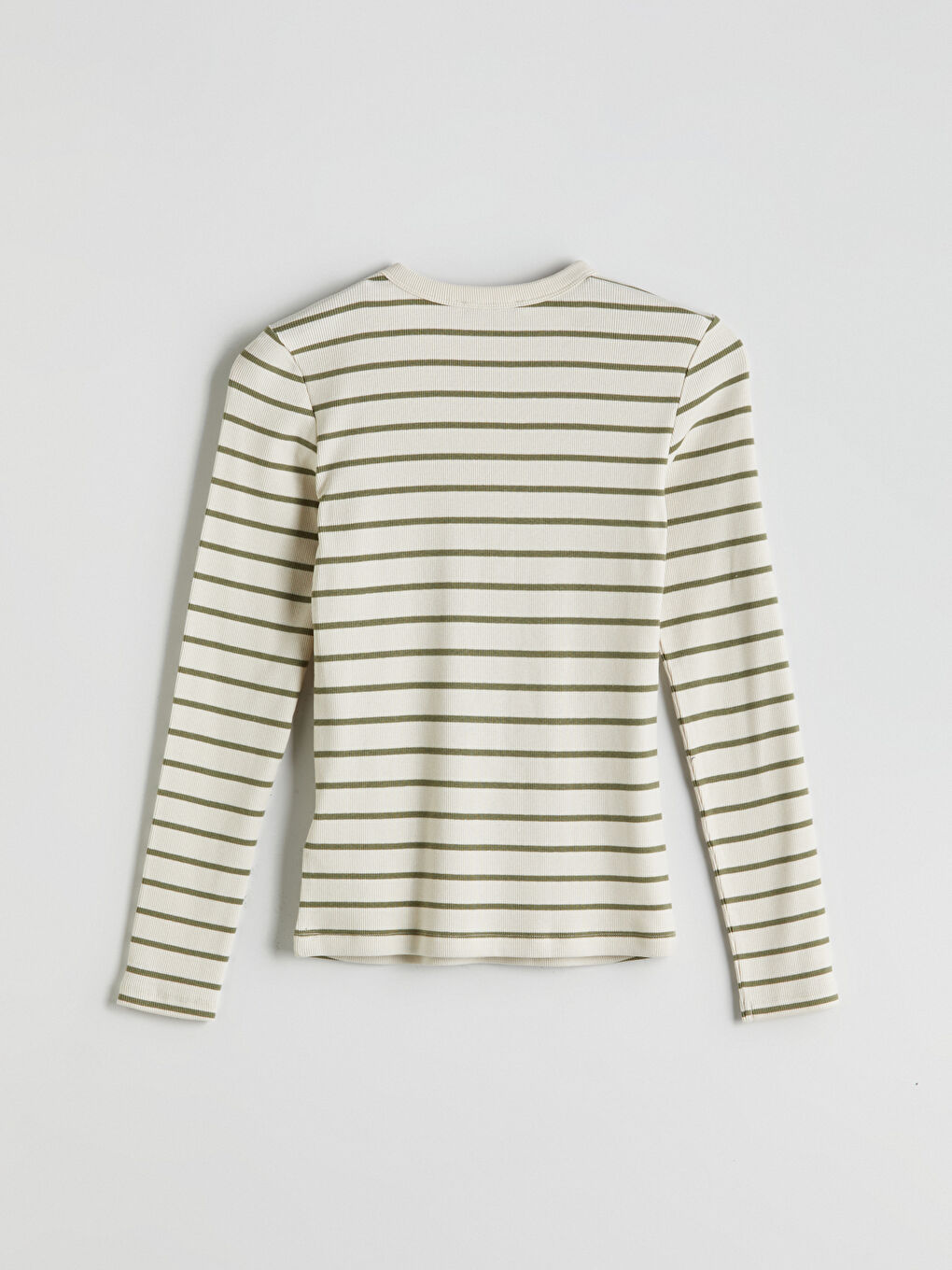 LCWAIKIKI Classic Crew Neck Striped Women's Body -W59462Z8-LFT