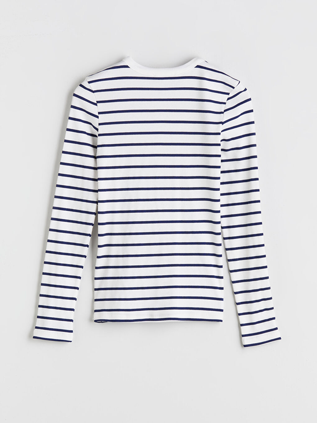 LCWAIKIKI Classic Crew Neck Striped Women's Body -W59462Z8-LGS