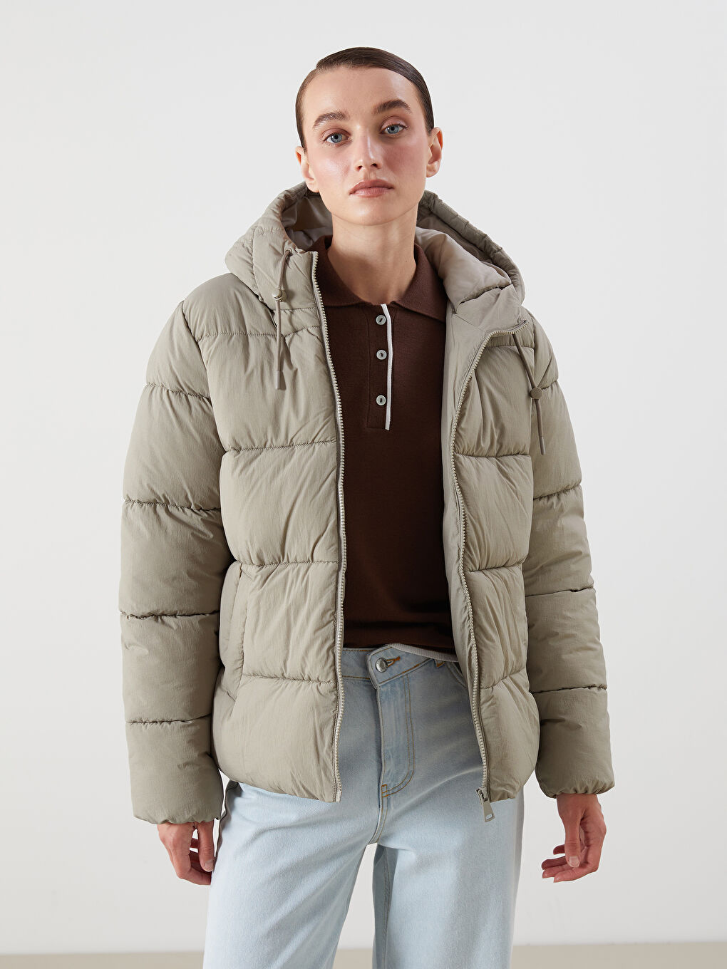 Hooded Women's Puffer Coat