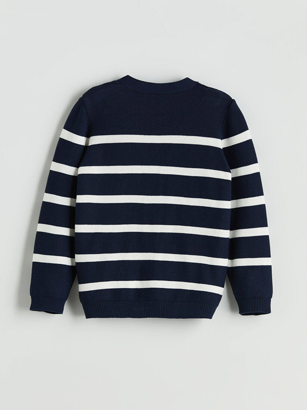 LCW Kids V Neck Striped Boys' Knitwear Cardigan -W59476Z1-LGS