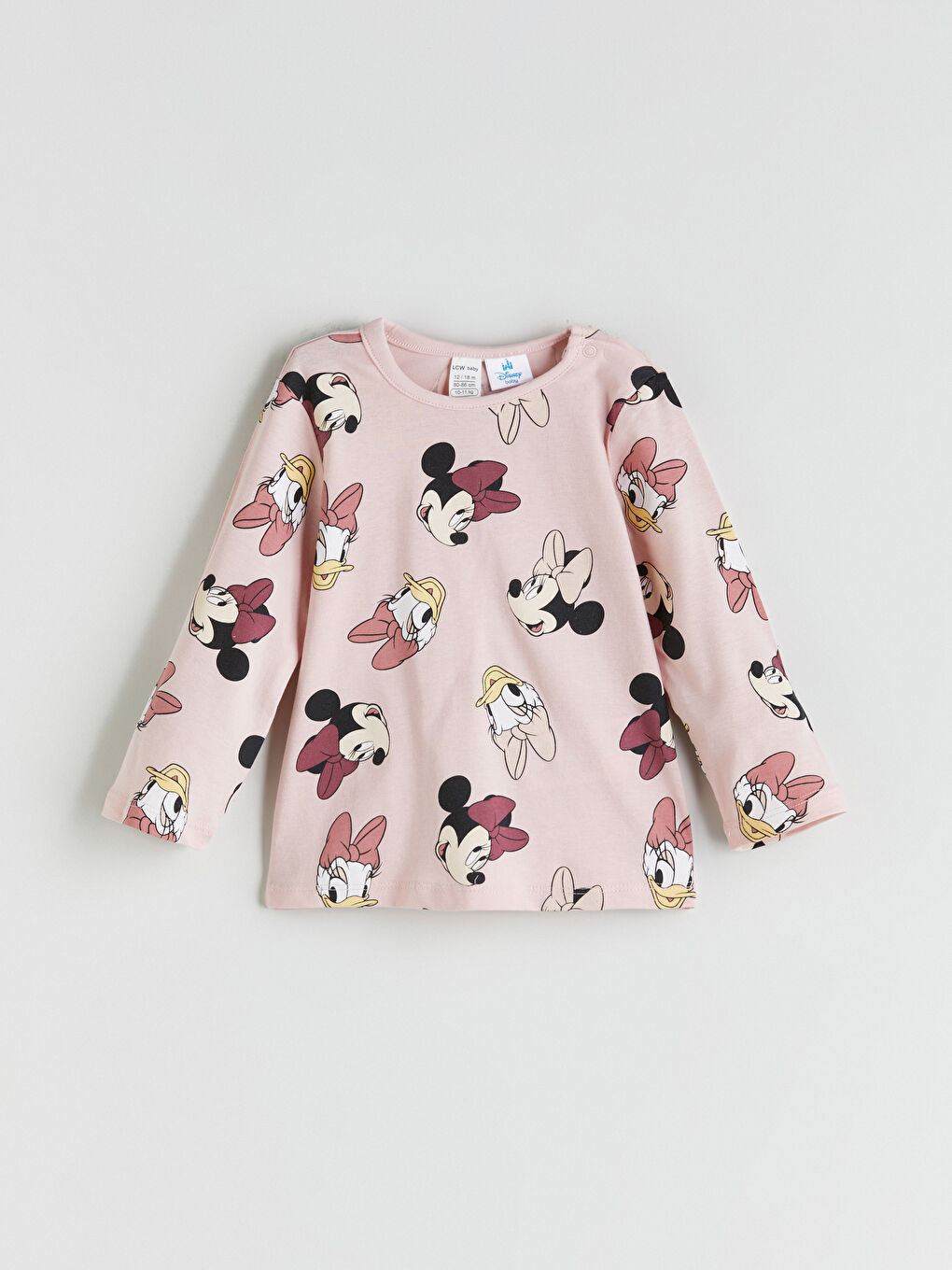 LCW baby Minnie Mouse Printed Baby Girls' Pyjama Set -W59507Z1-LT4