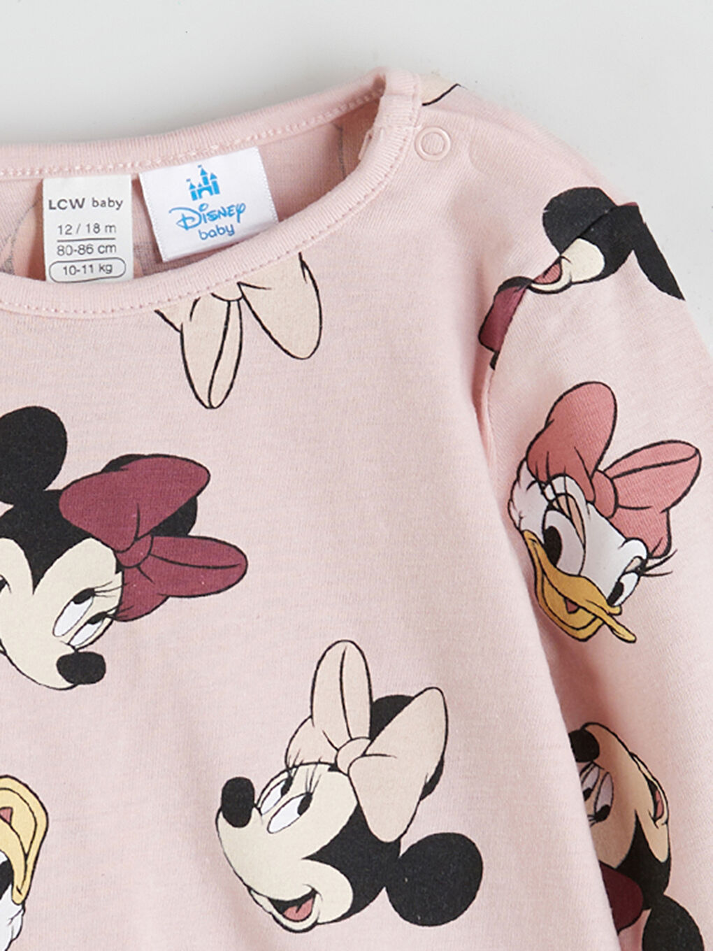 LCW baby Minnie Mouse Printed Baby Girls' Pyjama Set -W59507Z1-LT4