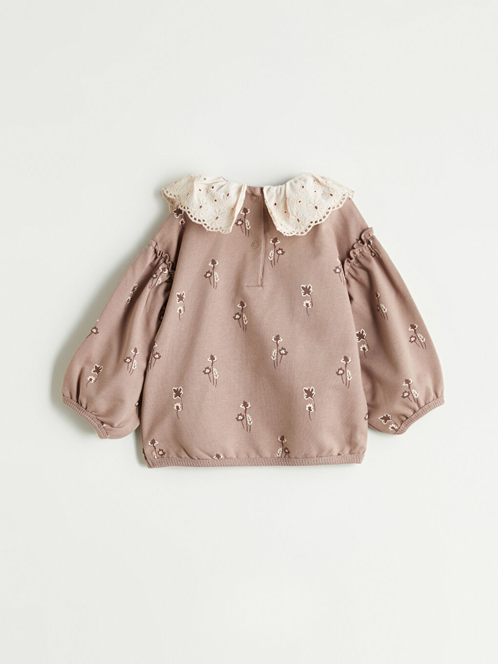 LCW baby یاخەی پیته‌ر پان قۆڵ درێژ چاپی وێنەدار سێت کراسی وەرزشی و گۆرەوی توند بۆ کچانی ساوا ٢ دانە پێکەوە -W59520Z1-LQB