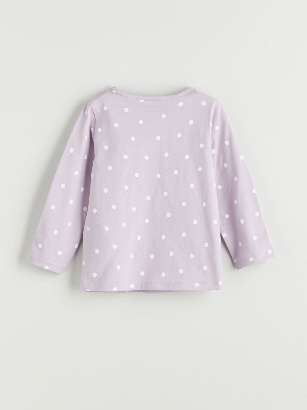 LCW baby Crew Neck Long Sleeve Daisy Duck Printed Baby Girl Sweatshirt and Tights 2-Pack -W59527Z1-LTM