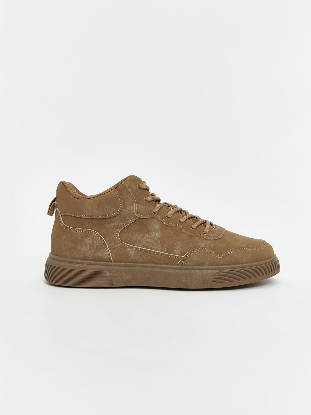 Faux Suede Lace-Up Men's Sports Shoes-1
