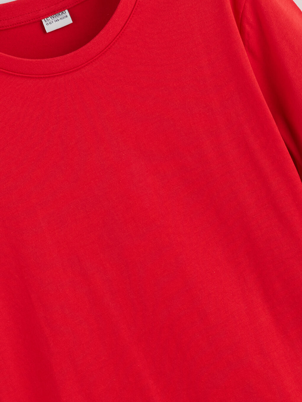 Kırmızı Bisiklet Yaka Erkek Çocuk Tişört-3