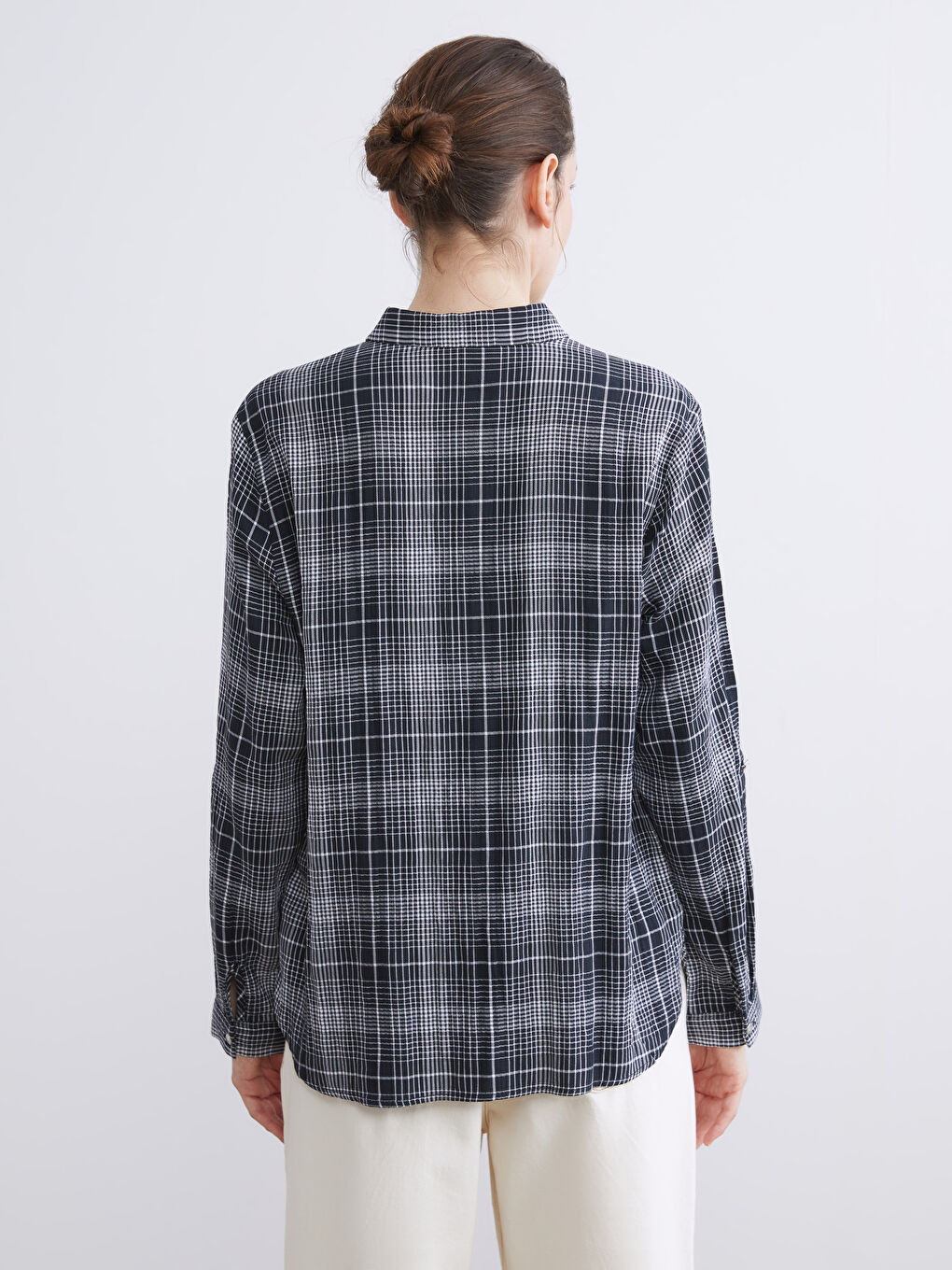 Plaid Women's Shirt-3