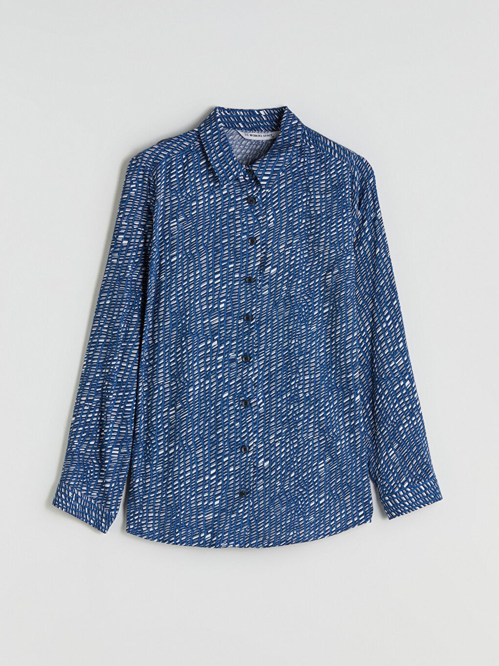 LCW Grace Patterned Women's Shirt -W59632Z8-LS3
