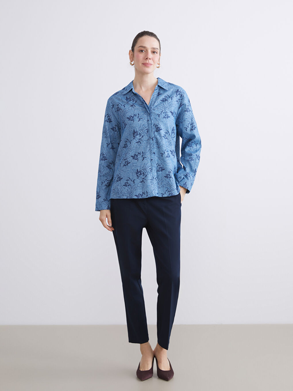 Floral Women's Shirt-1