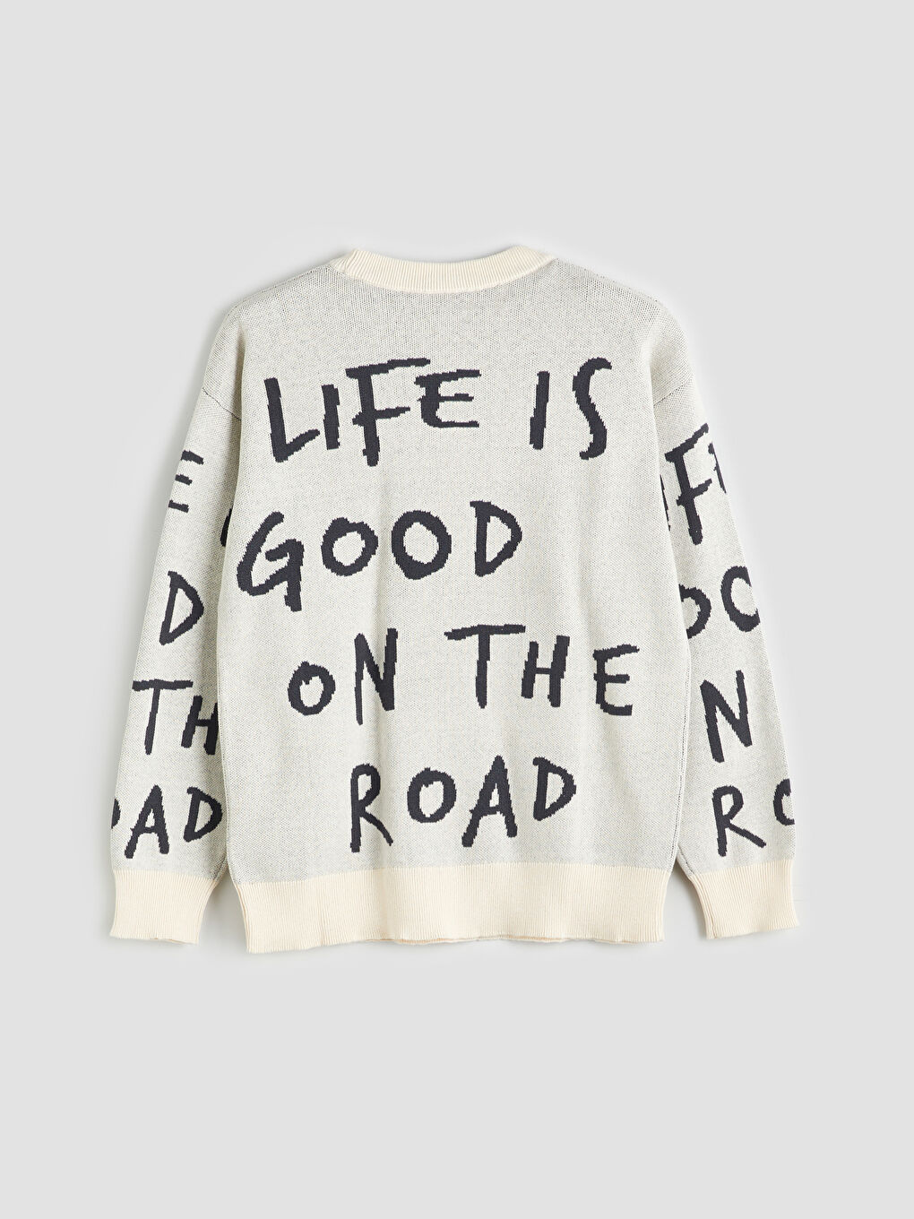 Crew Neck Boys' Knitwear Sweater-1