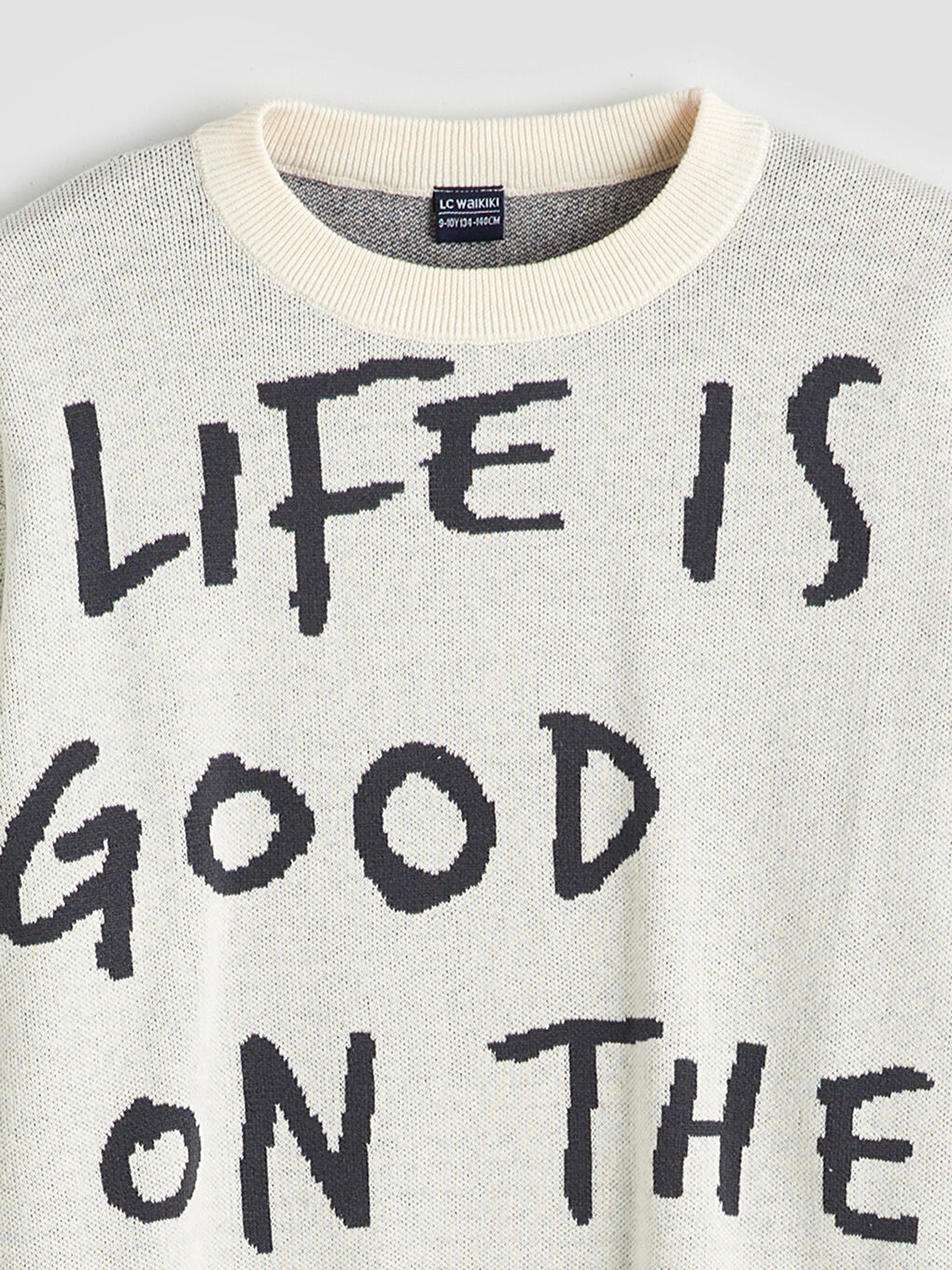 Crew Neck Boys' Knitwear Sweater-2