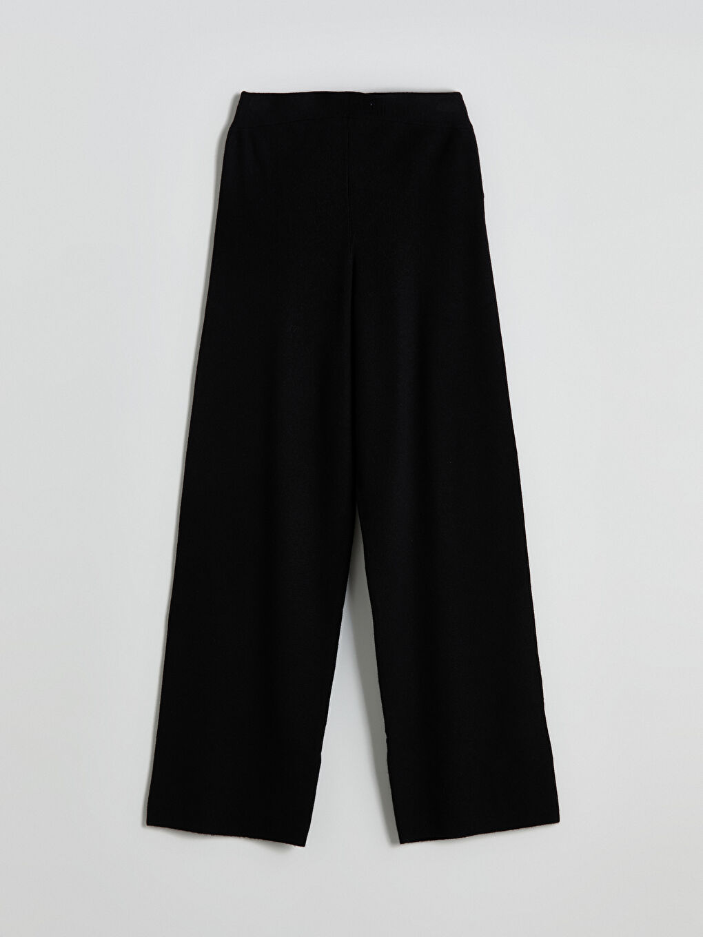 Elasticated Waist Women's Knitwear Trousers-5