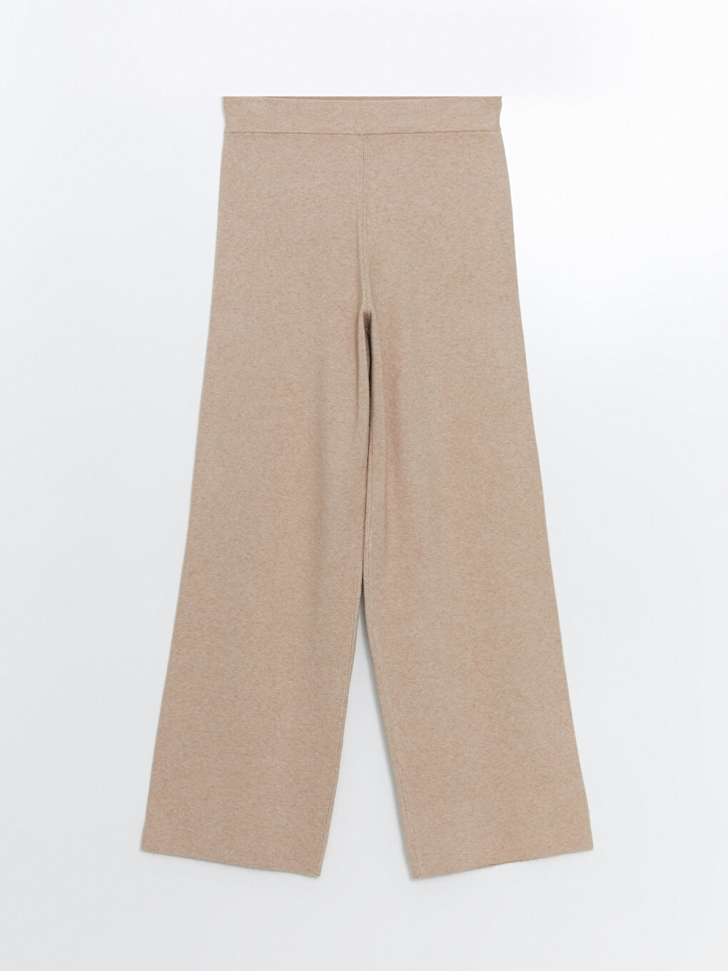 Elasticated Waist Women's Knitwear Trousers-4