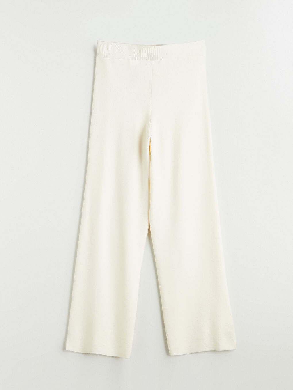 Elasticated Waist Women's Knitwear Trousers-4