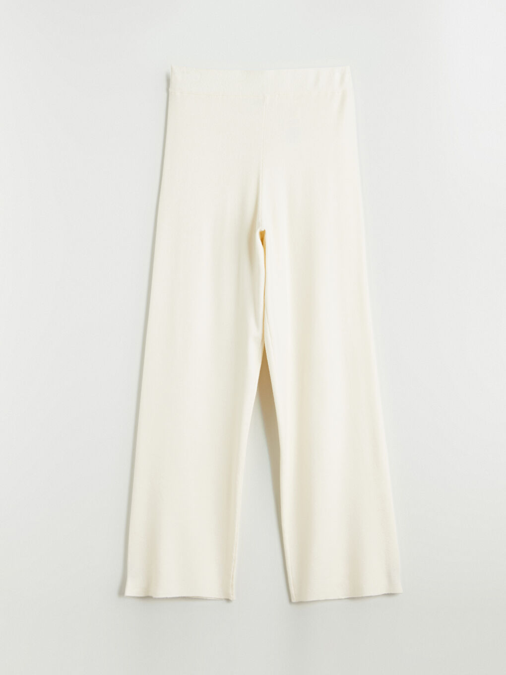 Elasticated Waist Women's Knitwear Trousers-5