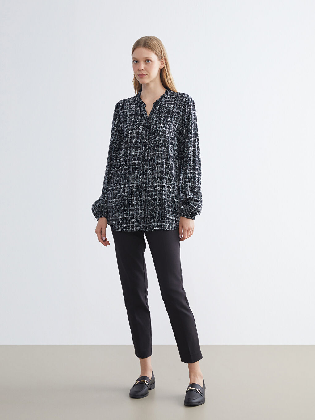 LCW Grace Woman BLACK Shirt -W59655Z8-LQJ