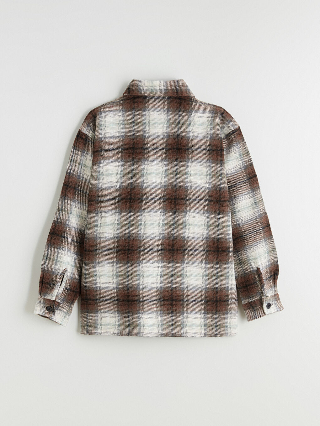 Long Sleeve Plaid Boys' Shirt-4