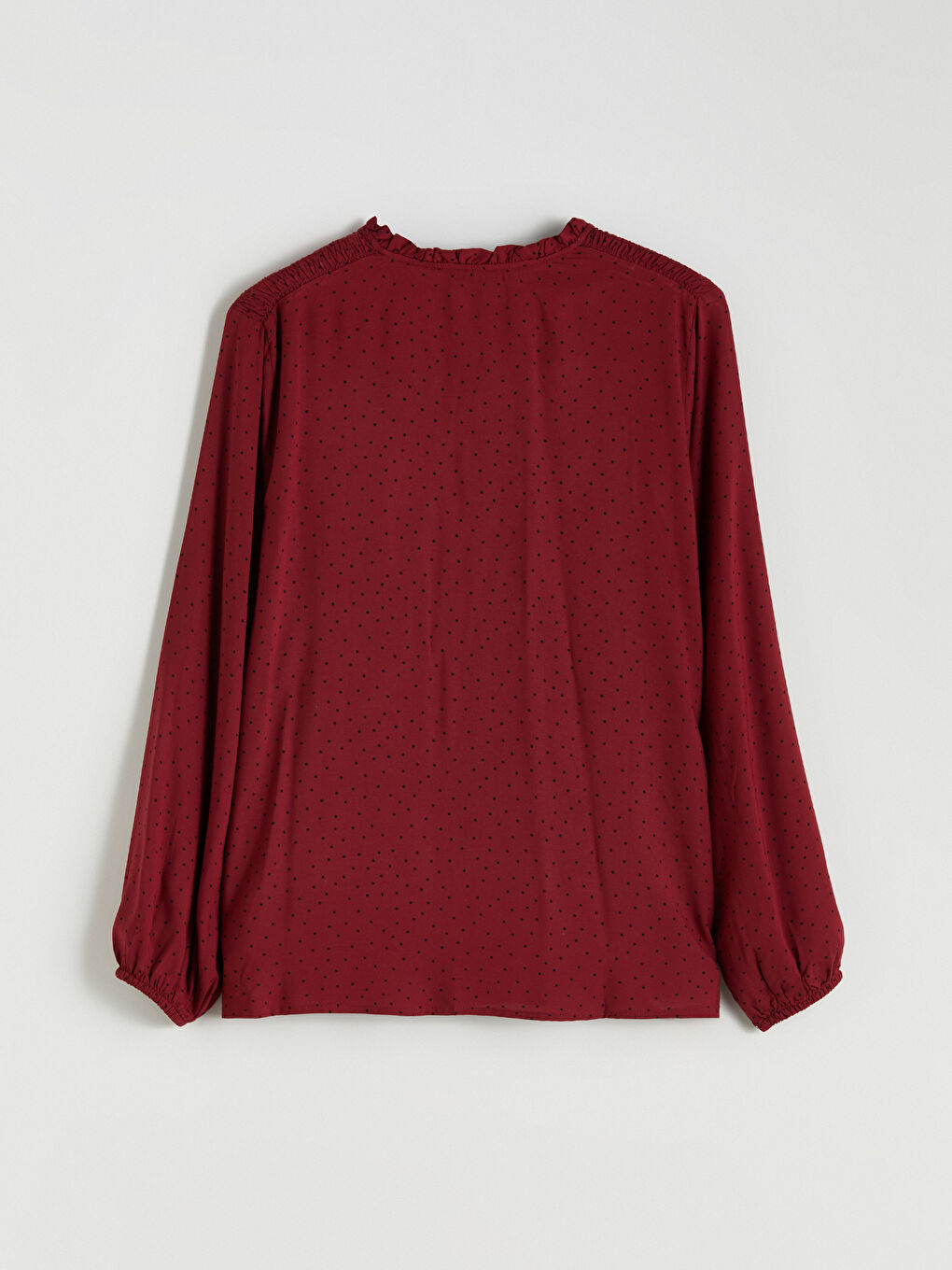 LCW Grace Tie Neck Patterned Blouse -W59659Z8-LQW