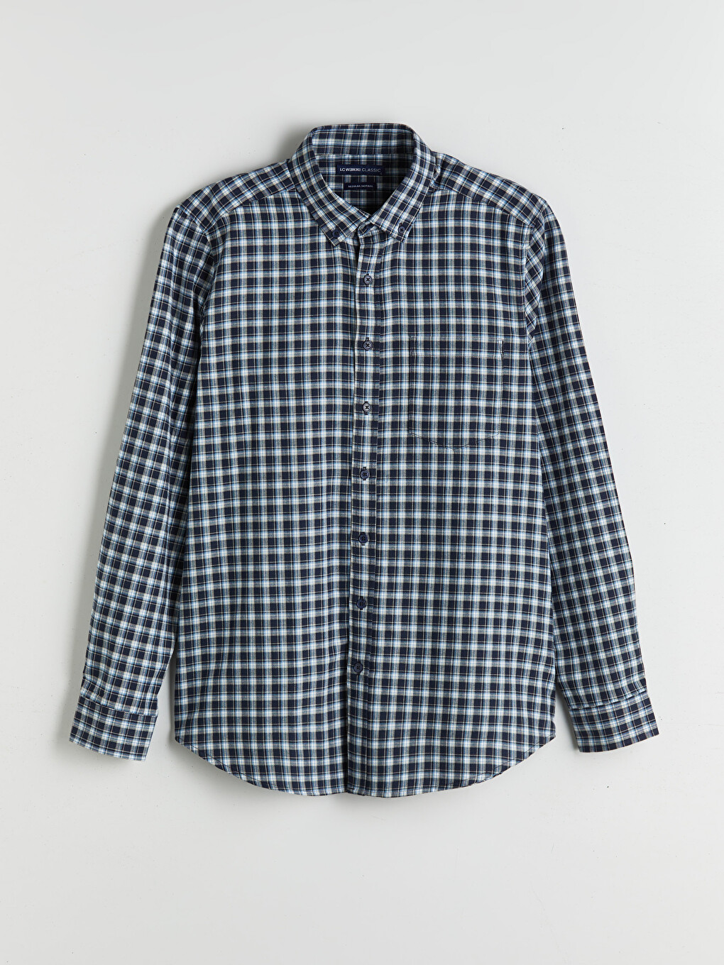 Chemise Écossaise À Manches Longues Pour Hommes Coupe Régulière-4