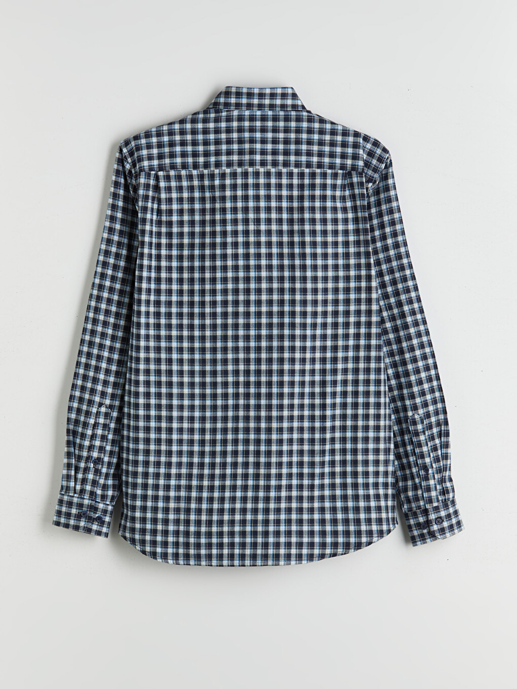 Chemise Écossaise À Manches Longues Pour Hommes Coupe Régulière-5