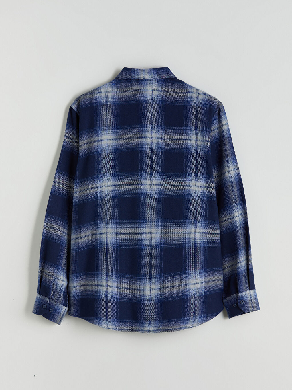 LCWAIKIKI Classic Regular Fit Long Sleeve Plaid Gabardine Men's Shirt -W59675Z8-MRR