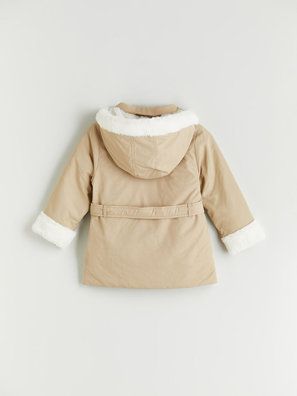 LCW Kids Hooded Girls' Coat -W59682Z1-LYD