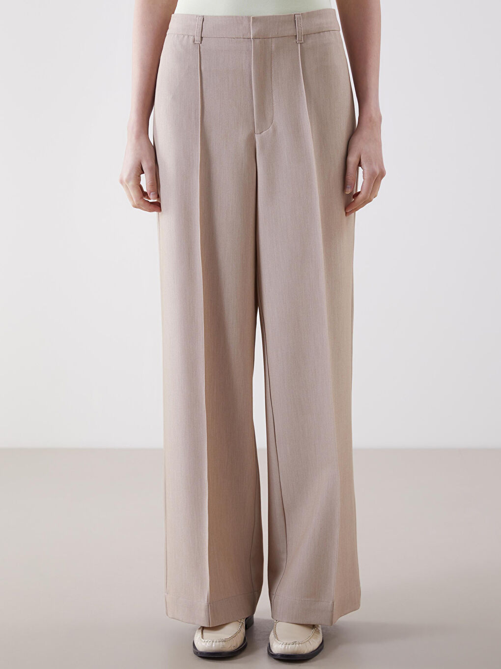 LCW Vision Regular Fit Wide Leg Women's Trousers -W59690Z8-ELJ