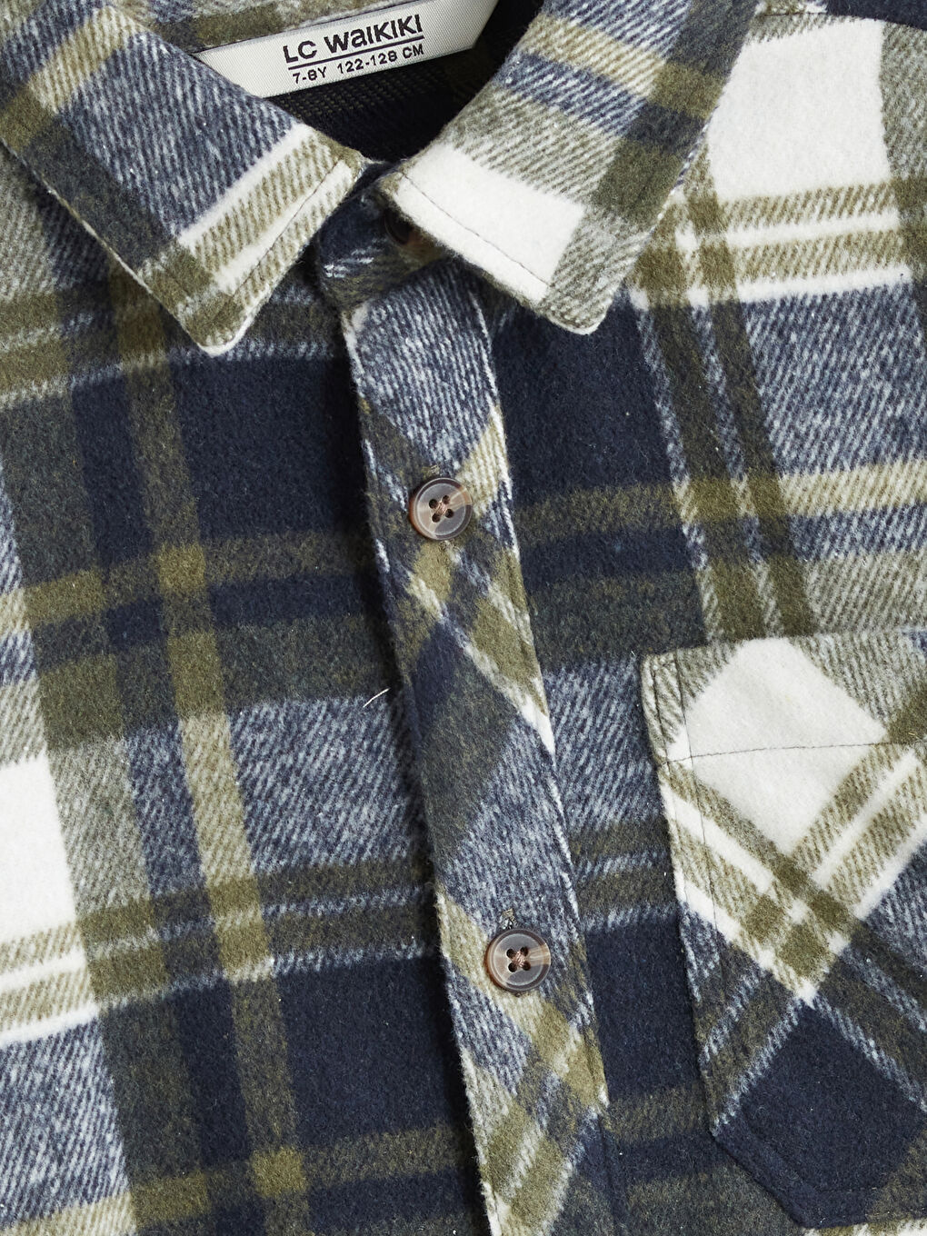 Plaid Long Sleeve Boys' Shirt-3