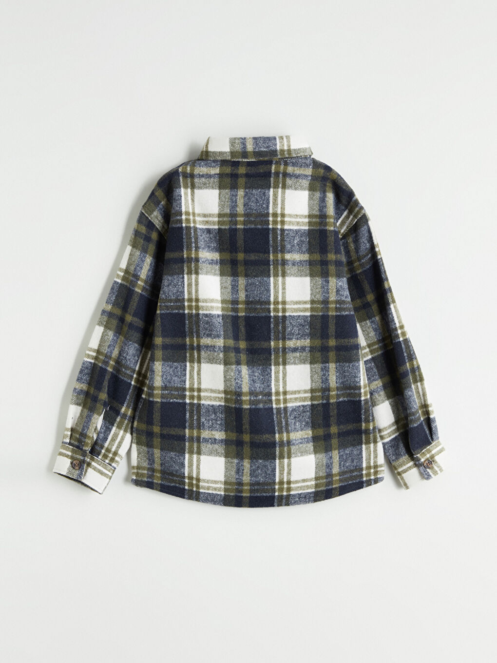 Plaid Long Sleeve Boys' Shirt-4