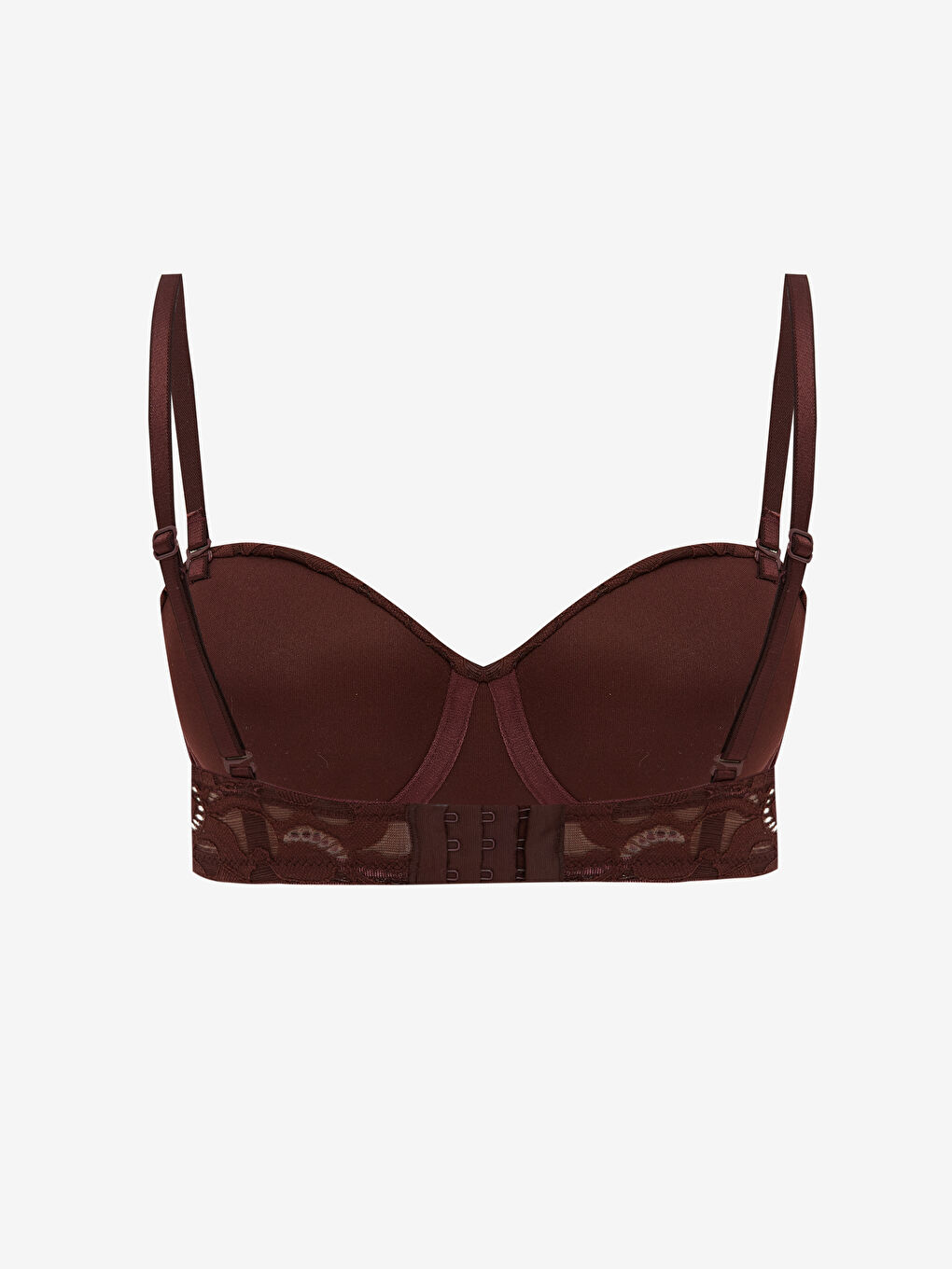 Wired Non Padded Lace Strapless Bra-1