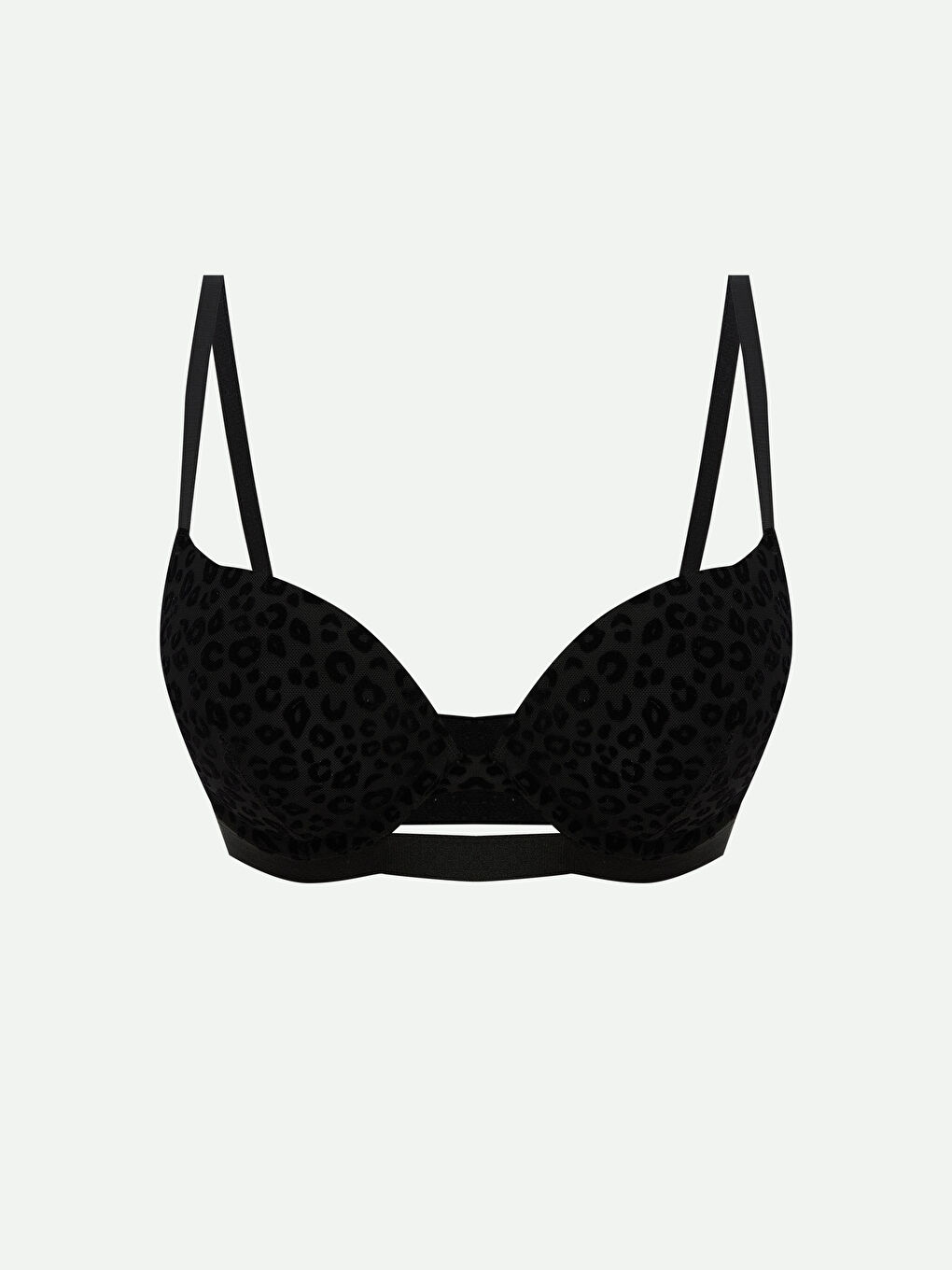 Underwire Filled Patterned T-Shirt Bra