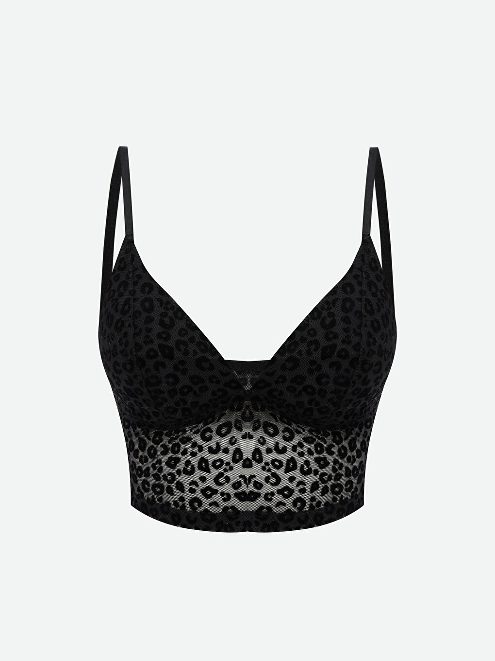 Беспроводной Без наполнителя Узорчатый Топ-бюстье