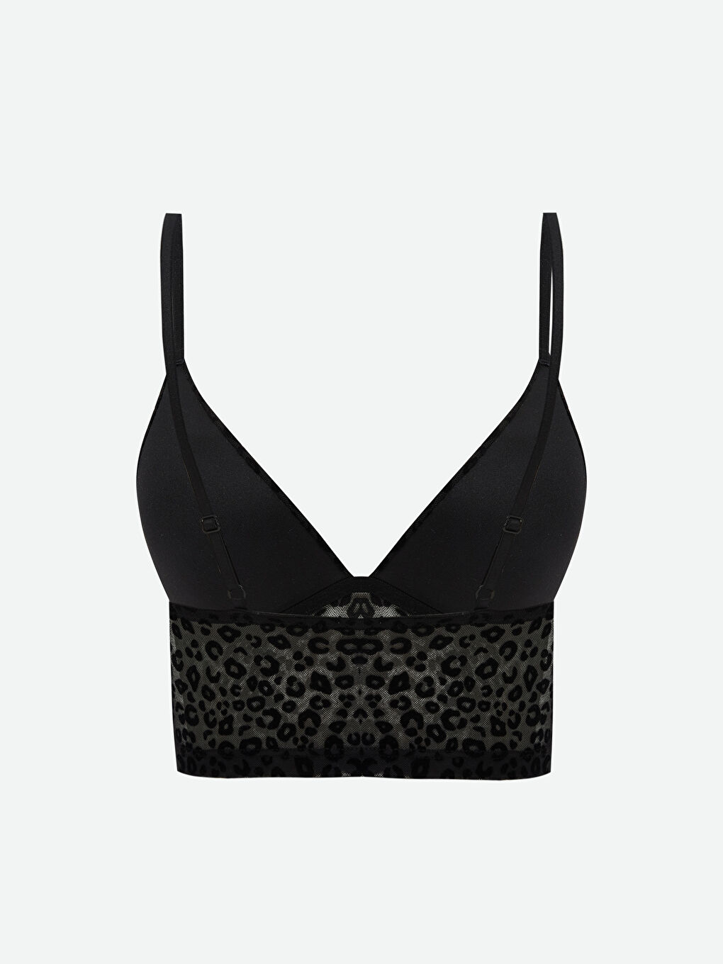 Беспроводной Без наполнителя Узорчатый Топ-бюстье-1