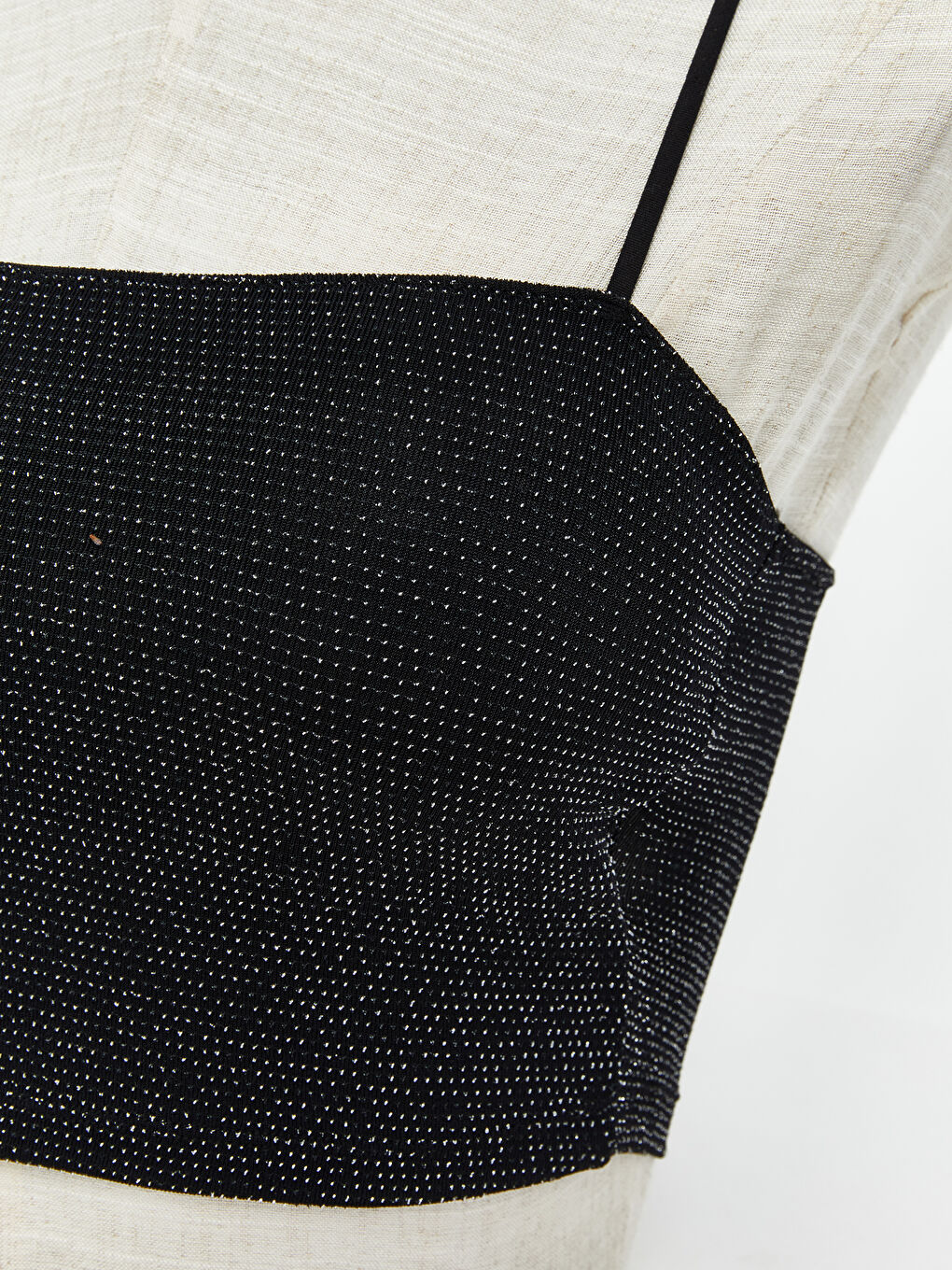 Non-Wired Non-Padded Shiny Appearance Bustier-2