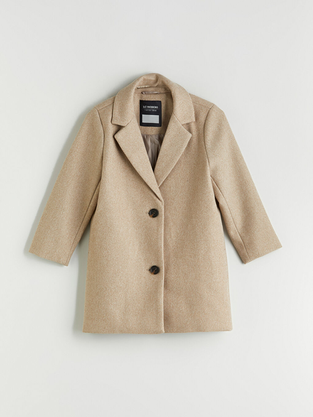 Girl's Heavy Peacoat-1