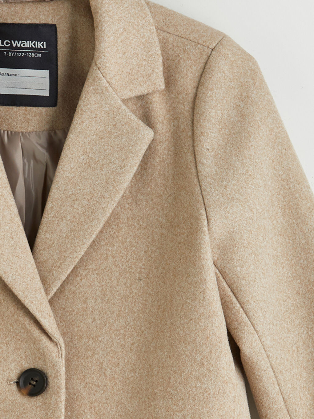 Girl's Heavy Peacoat-3