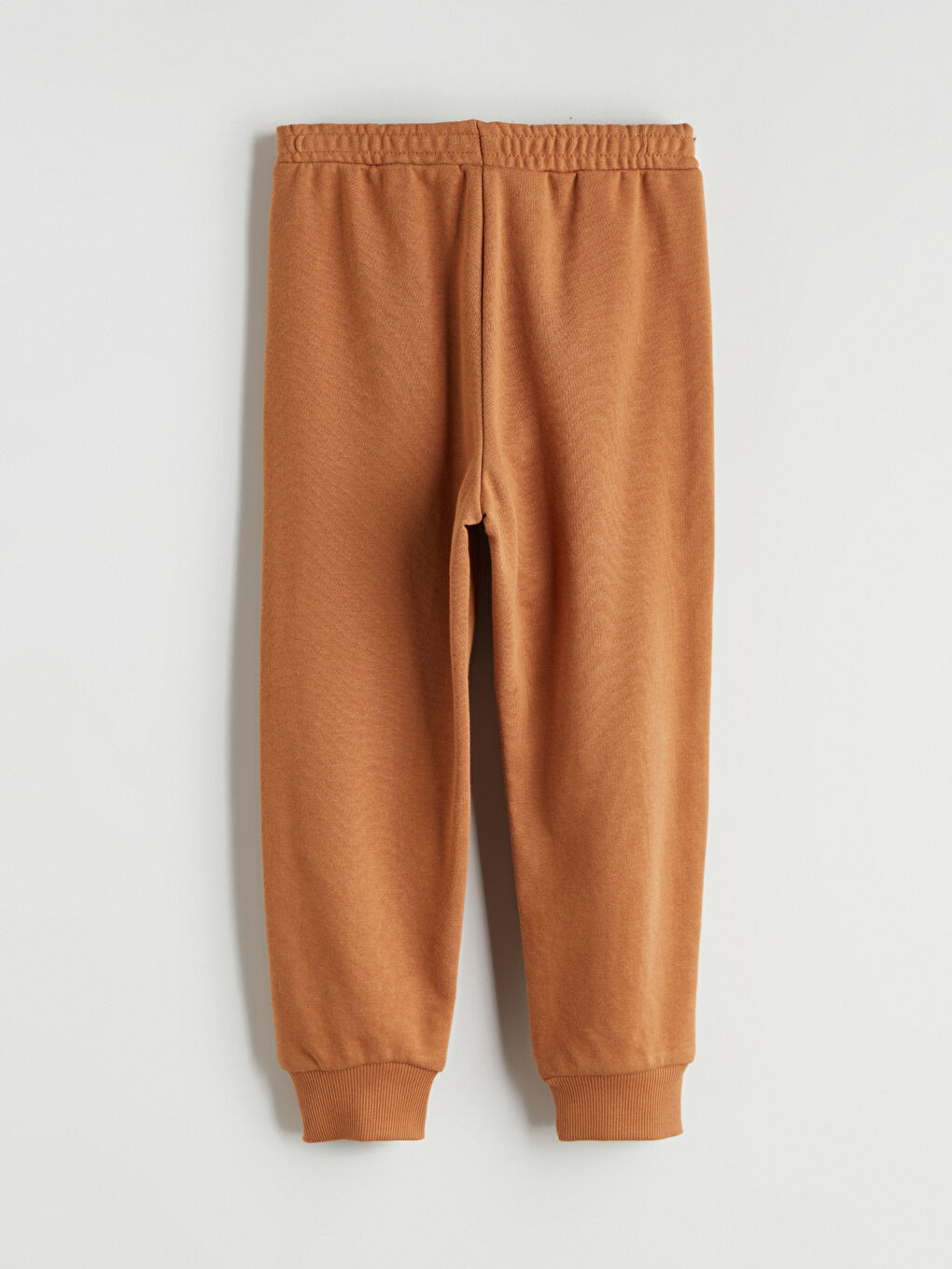 Kahverengi Beli Lastikli Erkek Çocuk Jogger Eşofman Altı-2