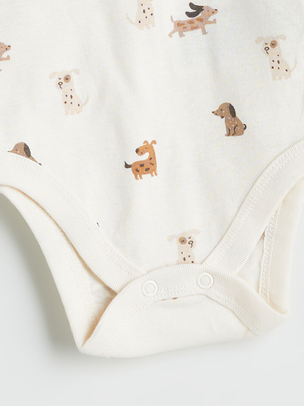 Baby Boy Beige Bodysuit-1