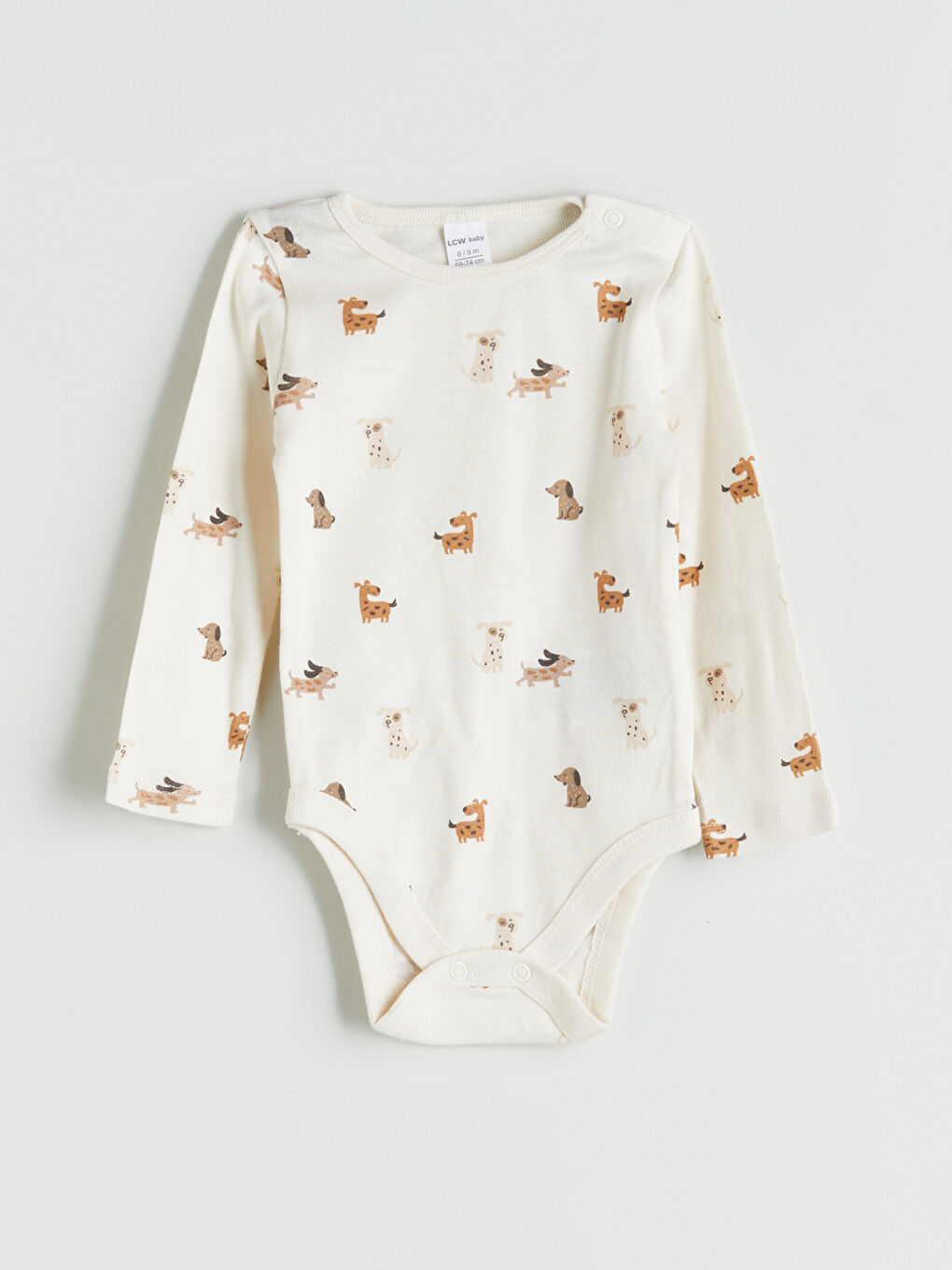 Baby Boy Beige Bodysuit