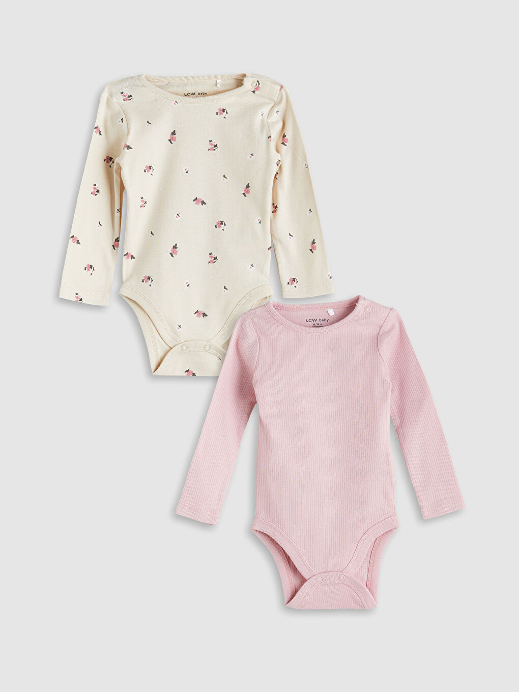 LC WAIKIKI Baby Girl BEIGE Bodysuit -W59749Z1-LQB