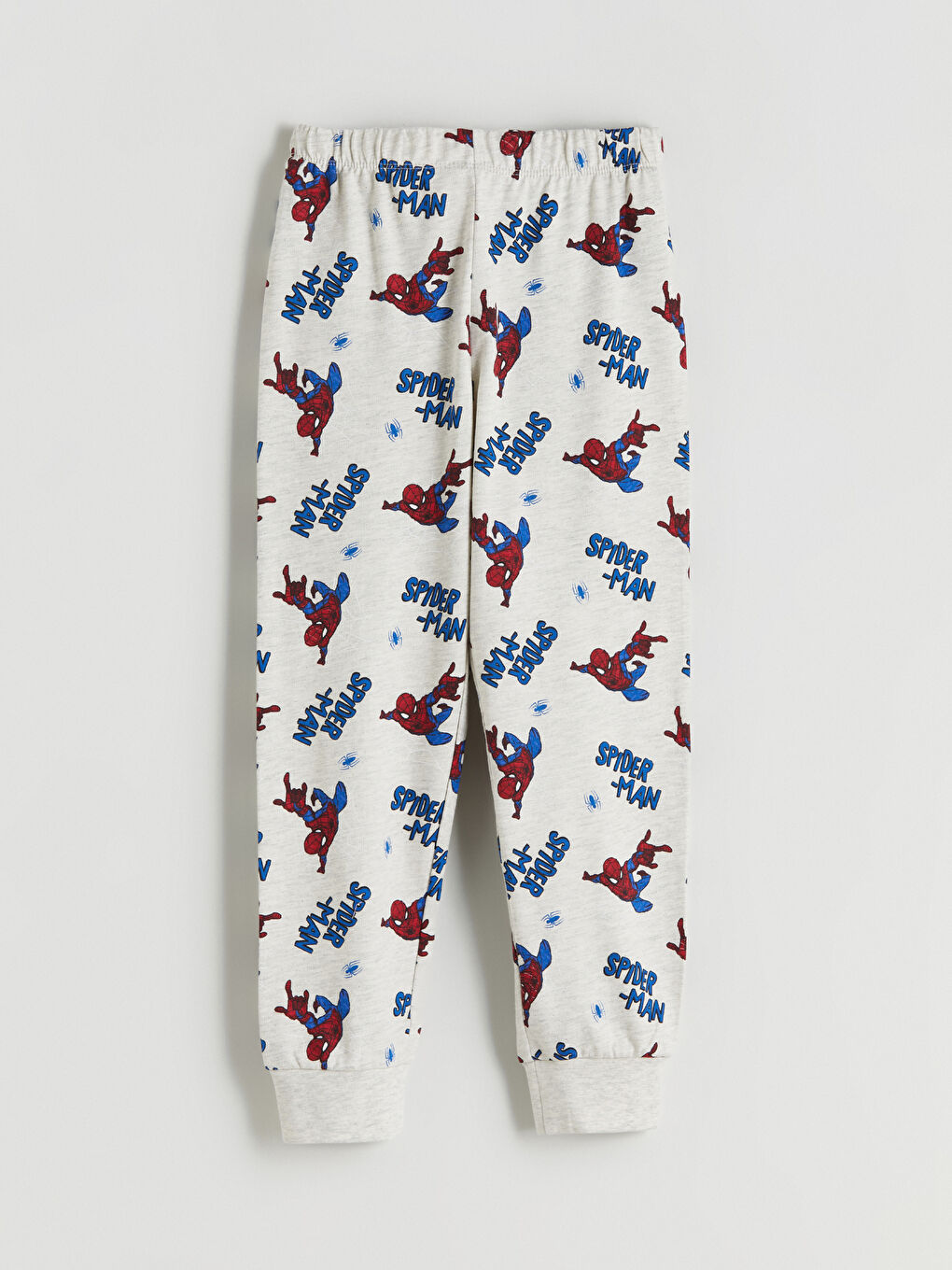 Karışık Beli Lastikli Spider-Man Baskılı Erkek Çocuk Pijama Alt-1