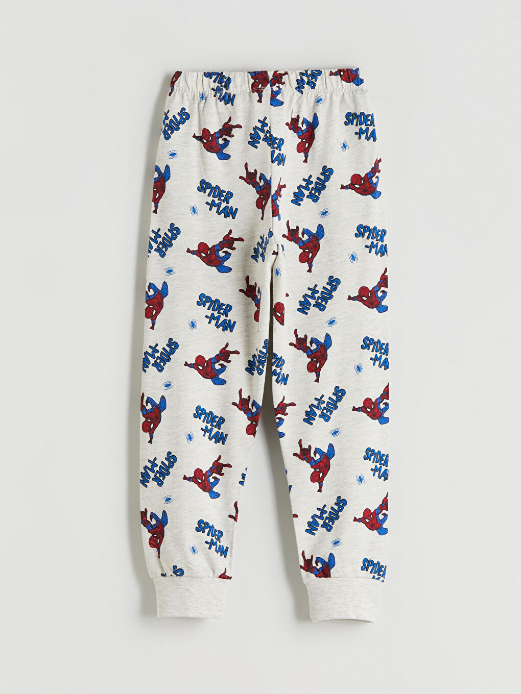 Crew Neck Spider-Man Printed Boys' Pyjama Set-4