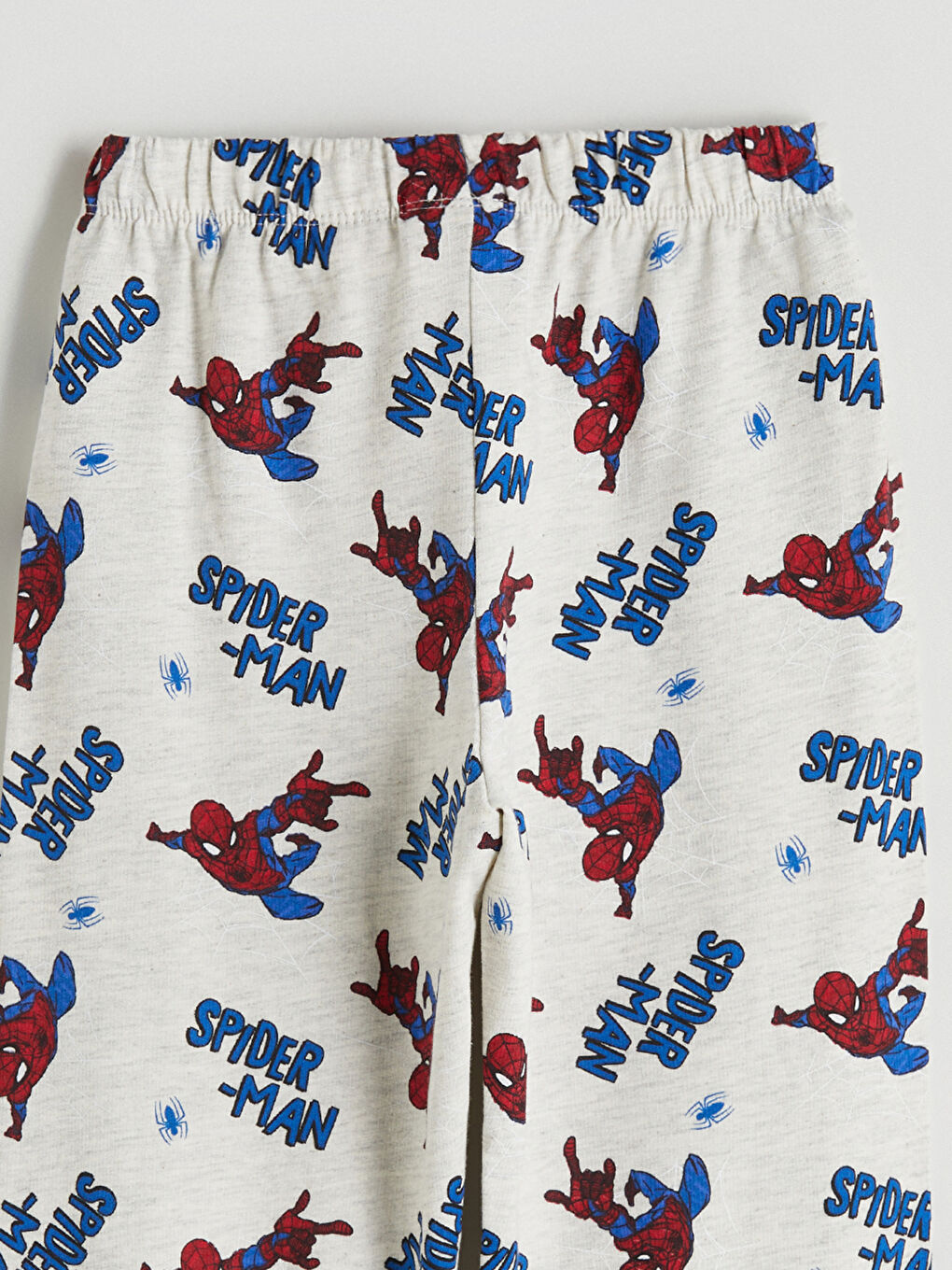 Crew Neck Spider-Man Printed Boys' Pyjama Set-5